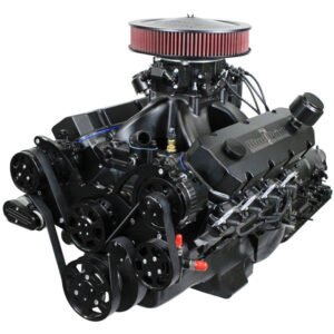 GM Big Block Compatible 632 c.i. ProSeries Engine and 4L80E Automatic Transmission – 815 Horsepower – Blackout Reaper Edition Builder Series – Black Pulley Kit – Fuel Injected