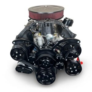 Alternative view of Ford Small Block Compatible 302 c.i. Engine and 4R70W Automatic Transmission – 365 Horsepower – Bronco Edition Builder Series – Black Pulley Kit – Fuel Injected