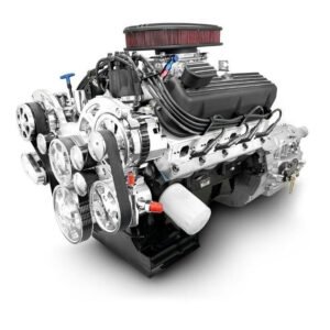 Ford Small Block Compatible 302 c.i. Engine and 4R70W Automatic Transmission – 370 Horsepower – Standard Edition Builder Series – Polished Pulley Kit – Carbureted
