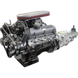 Ford Small Block Compatible 347 c.i. Engine and TKX Manual Transmission – 415 Horsepower – Mustang Edition Builder Series – Black Pulley Kit – Fuel Injected