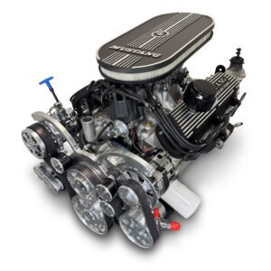 Ford Small Block Compatible 347 c.i. Engine and TKX Manual Transmission – 415 Horsepower – Mustang Edition Builder Series – Polished Pulley Kit – Fuel Injected