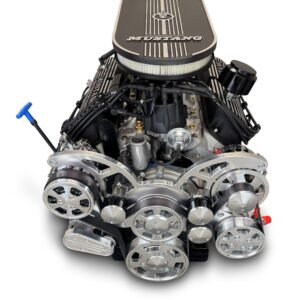 Alternative view of Ford Small Block Compatible 347 c.i. Engine and TKX Manual Transmission – 415 Horsepower – Mustang Edition Builder Series – Polished Pulley Kit – Fuel Injected