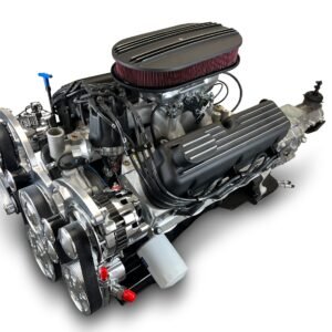 Ford Small Block Compatible 347 c.i. Engine and TKX Manual Transmission – 415 Horsepower – Standard Edition Builder Series – Polished Pulley Kit – Fuel Injected