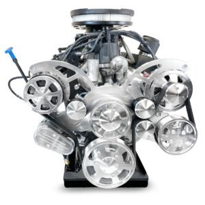 Alternative view of Ford Small Block Compatible 347 c.i. Engine and TKX Manual Transmission – 415 Horsepower – Mustang Edition Builder Series – Polished Pulley Kit – Carbureted