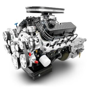 Ford Small Block Compatible 427 c.i. Engine and 4R70W Automatic Transmission – 541 Horsepower – Cobra Edition Builder Series – Polished Pulley Kit – Fuel Injected