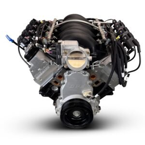Alternative view of GM LS Compatible 376 c.i. Engine and 4L65/70E Automatic Transmission – 530 Horsepower – Standard Edition Builder Series – Holley Terminator X EFI System