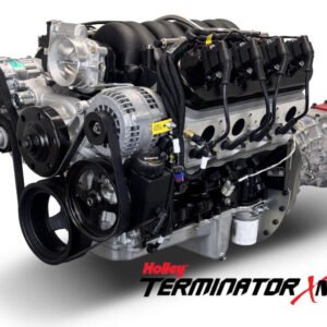 GM LS Compatible 376 c.i. Engine and T56 Manual Transmission – 530 Horsepower – Standard Edition Builder Series – Natural Pulley Kit – Holley Terminator X EFI System