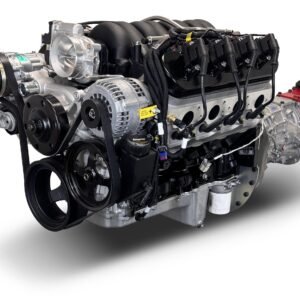 GM LS Compatible 427 c.i. Engine and T56 Manual Transmission – 605 Horsepower – Standard Edition Builder Series – Natural Pulley Kit – Holley Terminator X EFI System