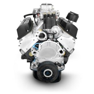 Alternative view of Ford Small Block Compatible 302 c.i. Engine – 365 Horsepower – Base Dressed Bronco Edition – Carbureted