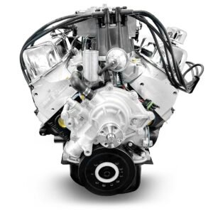Alternative view of Ford Small Block Compatible 302 c.i. Engine – 361 Horsepower – Deluxe Dressed – Rear Sump – Fuel Injected