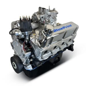 Ford Small Block Compatible 347 c.i. Engine – 415 Horsepower – Base Dressed – Rear Sump – Carbureted