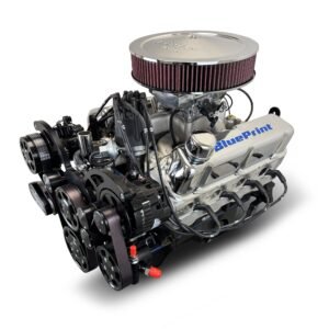 Ford Small Block Compatible 347 c.i. Engine – 415 Horsepower – Deluxe Dressed – Black Pulley Kit – Rear Sump – Fuel Injected