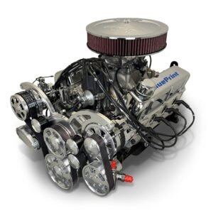 Ford Small Block Compatible 347 c.i. Engine – 415 Horsepower – Deluxe Dressed – Polished Pulley Kit – Rear Sump – Fuel Injected