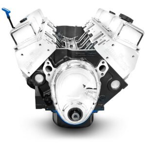 Alternative view of GM Small Block Compatible 396 c.i. Engine – 491 Horsepower – Long Block