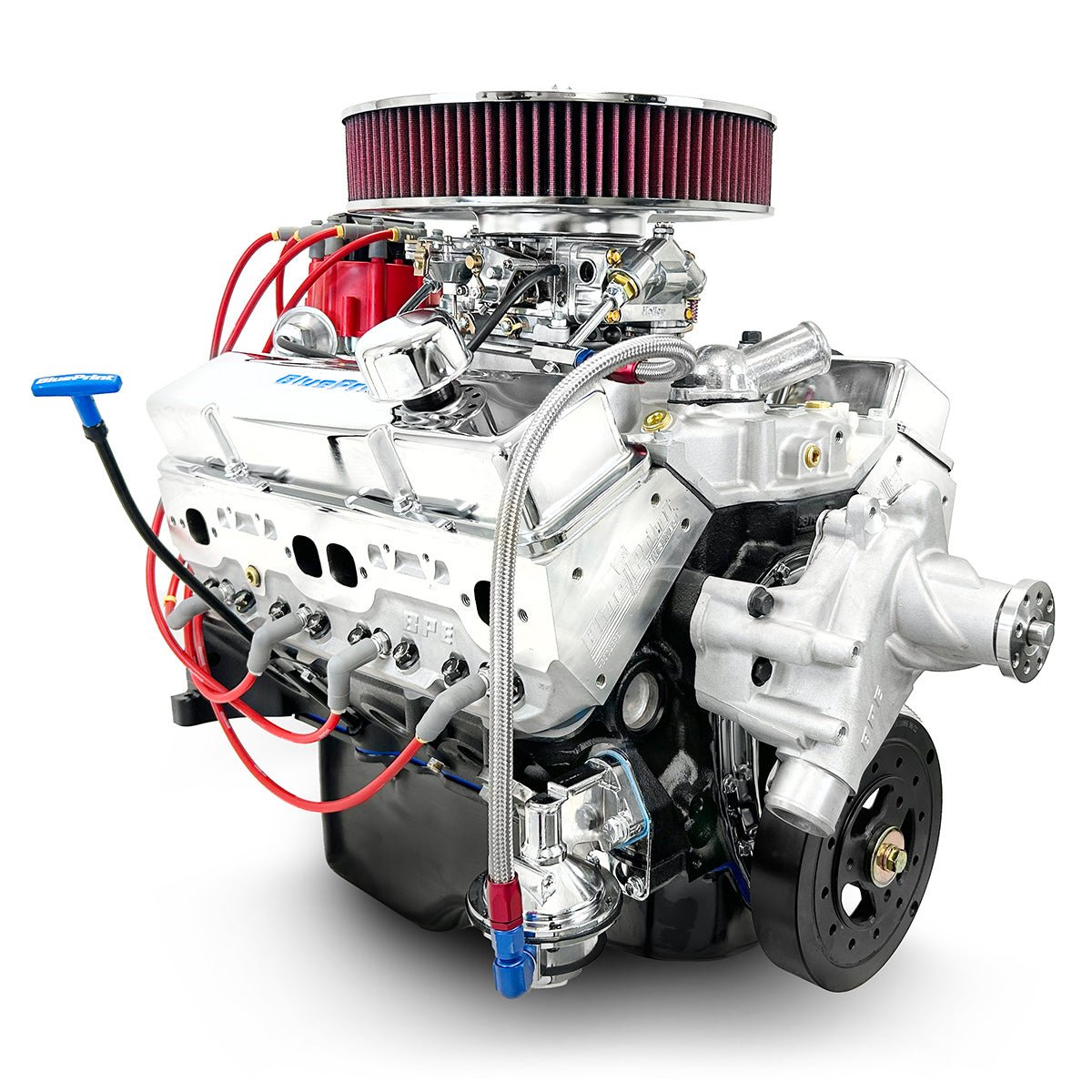 GM Small Block Compatible 383 c.i. Engine – 436 Horsepower – Deluxe Dressed – Carbureted - Image 3