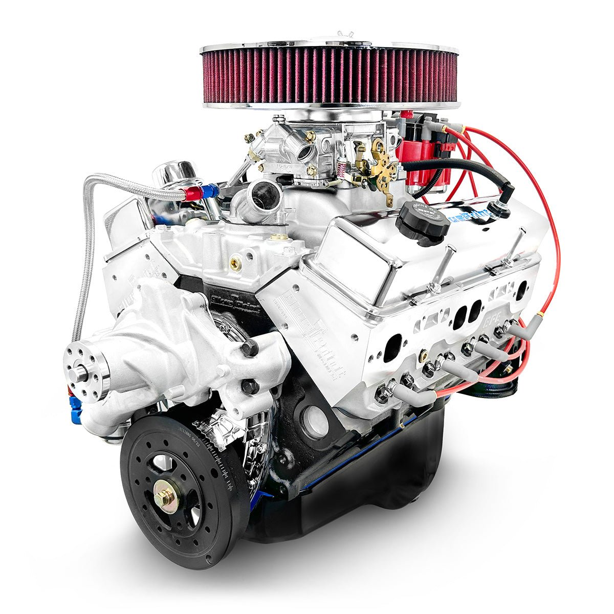 GM Small Block Compatible 383 c.i. Engine – 436 Horsepower – Deluxe Dressed – Carbureted
