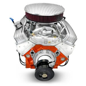 Alternative view of GM Small Block Compatible 383 c.i. Low Profile Engine – 436 Horsepower – Deluxe Dressed – Fuel Injected