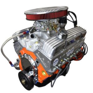 GM Small Block Compatible 383 c.i. Low Profile Engine – 436 Horsepower – Deluxe Dressed – Carbureted