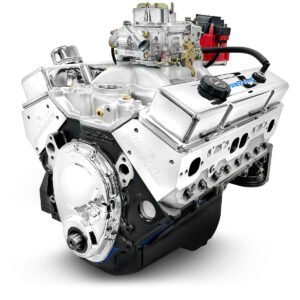 GM Small Block Compatible 396 c.i. Engine – 491 Horsepower – Base Dressed – Carbureted