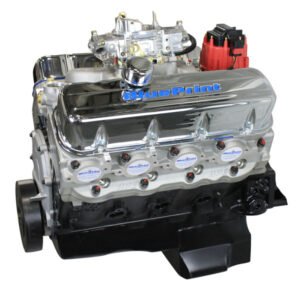 Alternative view of GM Big Block Compatible 454 c.i. Engine – 460 Horsepower – Base Dressed – Carbureted