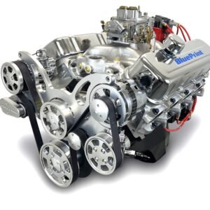 GM Big Block Compatible 454 c.i. Engine – 460 Horsepower – Deluxe Dressed – Polished Pulley Kit – Carbureted
