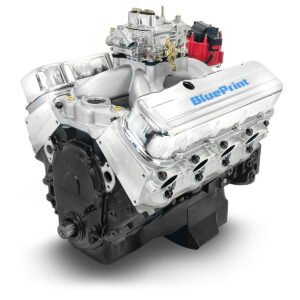 GM Big Block Compatible 496 c.i. Engine – 600 Horsepower – Base Dressed – Carbureted