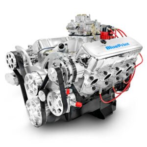 GM Big Block Compatible 496 c.i. Engine – 600 Horsepower – Deluxe Dressed – Polished Pulley Kit – Carbureted