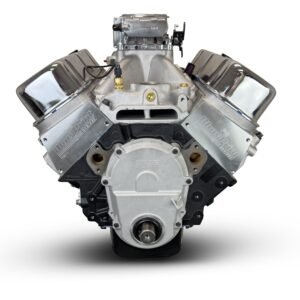 Alternative view of GM Big Block Compatible 496 c.i. Engine – 600 Horsepower – Base Dressed – Fuel Injected