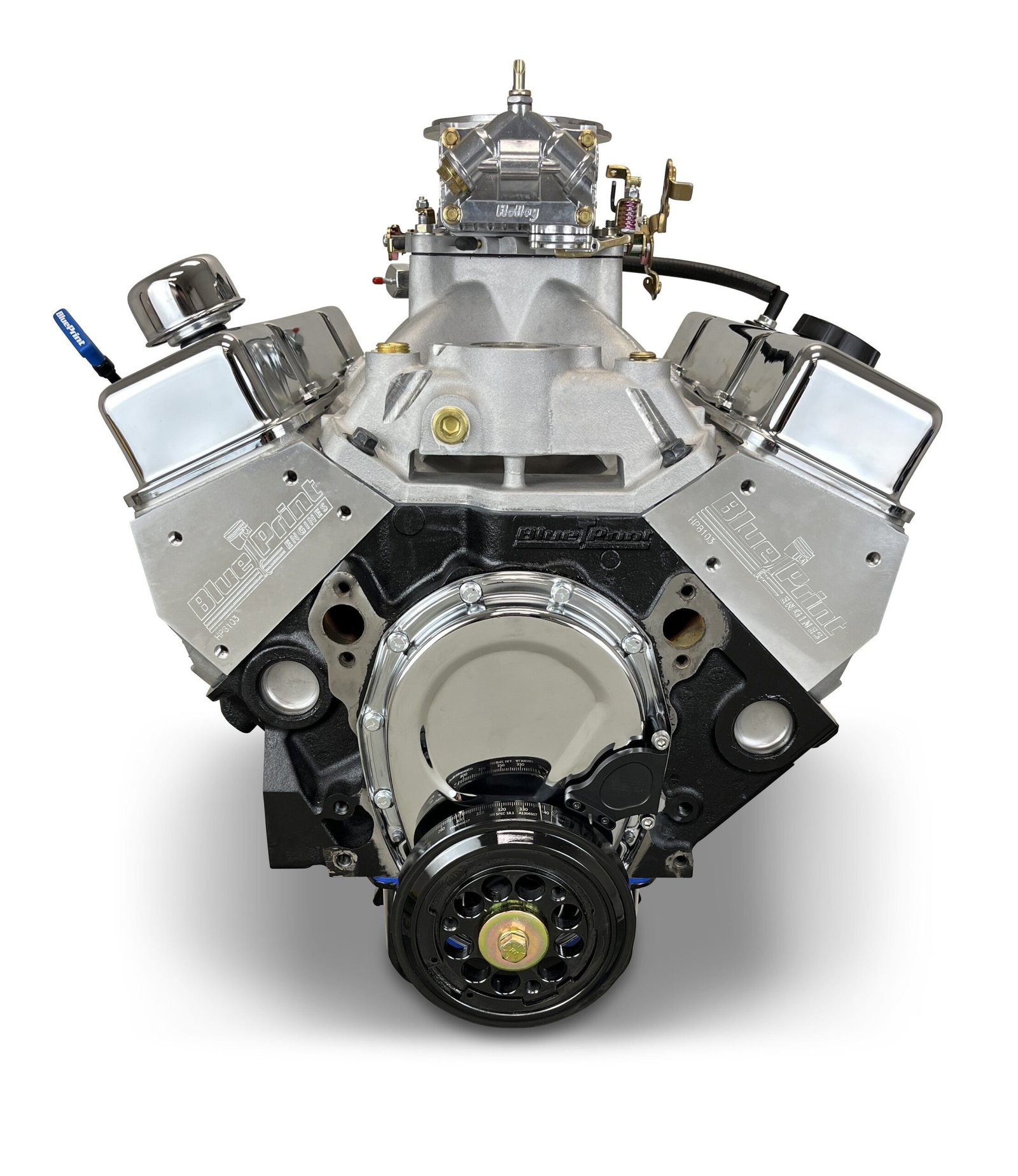 BluePrint Motorsports GM Small Block Compatible 396 c.i. Engine – 530 Horsepower – Base Dressed – Carbureted - Image 2
