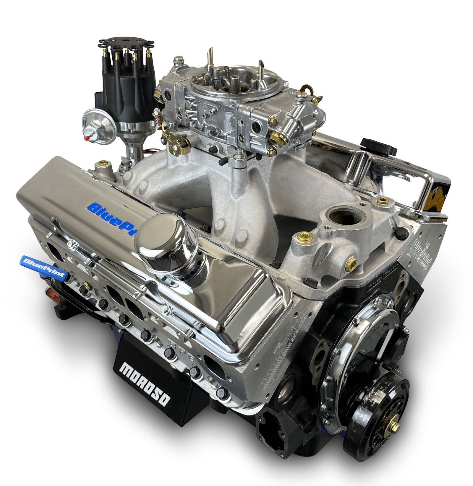 BluePrint Motorsports GM Small Block Compatible 396 c.i. Engine – 530 Horsepower – Base Dressed – Carbureted - Image 6
