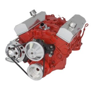 GM SB Compatible Front Accessory Drive – V-Belt with Alternator | Water Pump | Brackets and Bolts