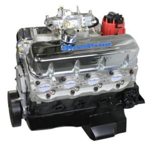 Alternative view of BluePrint Engines GM 454 C.I.D. 460 HP Cruiser Dressed Long Block Crate Engines BP454CTC