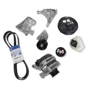 Alternative view of Edelbrock 416 C.I.D. 602 HP Long Block Crate Engines for Carbureted GM LS 46727