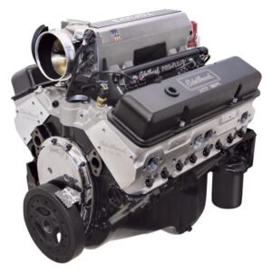 Alternative view of Edelbrock Performer RPM E-Tec Pro-Flo XT 4 350 C.I.D. 442 HP Long Block Crate Engines 46913