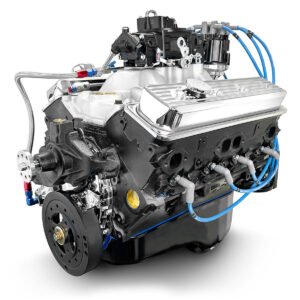 GM Marine Small Block Compatible 350 c.i. Engine – 350 Horsepower – Base Dressed – Carbureted