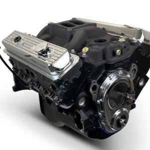 Alternative view of GM Marine Small Block Compatible 383 c.i. Engine – 405 Horsepower – Long Block