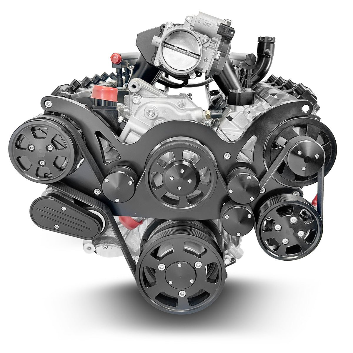 Chrysler Hemi Compatible 426 c.i. Engine and TKX Manual Transmission – 610 Horsepower – Standard Edition Builder Series – Polished Pulley Kit – Fuel Injected - Image 2