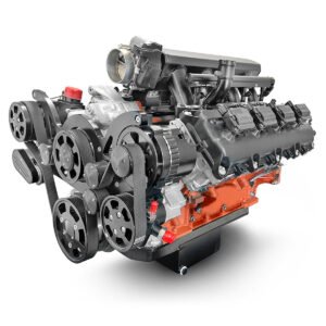 Chrysler Hemi Compatible 426 c.i. ProSeries Engine – 610 Horsepower – Deluxe Dressed with Black Pulley Kit  – Fuel Injected