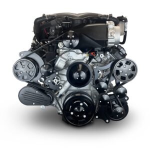 Alternative view of Chrysler Hemi Compatible 426 c.i. ProSeries Engine – 872 Horsepower – Deluxe Dressed with Black Pulley Kit  – Supercharged