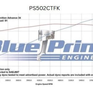 Alternative view of GM Big Block Compatible 502 c.i. Pro Series Engine – 627 Horsepower – Deluxe Dressed – Polished Pulley Kit – Fuel Injected