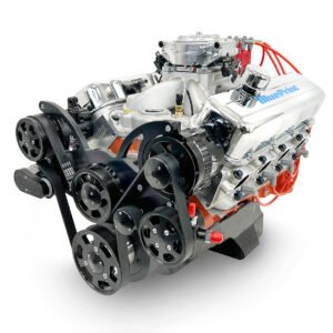 GM Big Block Compatible 502 c.i. Pro Series Engine – 627 Horsepower – Deluxe Dressed – Black Pulley Kit – Fuel Injected