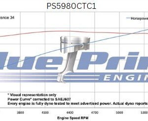 Alternative view of GM Big Block Compatible 598 c.i. ProSeries Engine – 741 Horsepower – Base Dressed – Carbureted