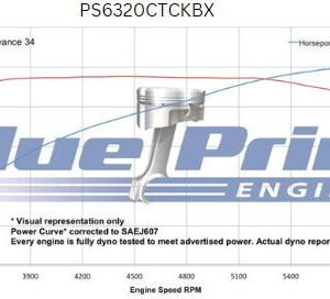 Alternative view of BluePrint Motorsports GM Big Block Compatible 632 c.i. Pro Series Engine – 815 Horsepower – Blackout Reaper Edition Deluxe Dressed – Black Pulley Kit – Carbureted