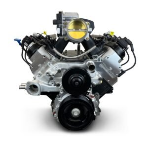 Alternative view of GM LS Compatible 376 c.i. Pro Series Engine – 525 Horsepower – Base Dressed – No ECU / Harness