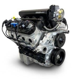 Alternative view of GM LS Compatible 427 c.i. Pro Series Engine – 600 Horsepower – Base Dressed – No ECU / Harness