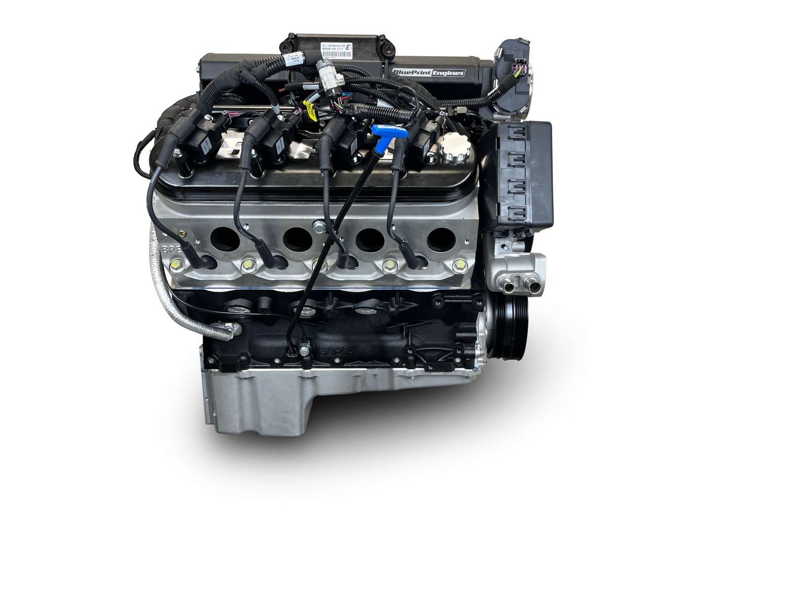 GM LS Compatible 427 c.i. Pro Series Engine – 600 Horsepower – Base Dressed – BluePrint Engines Calibrated ECU - Image 5