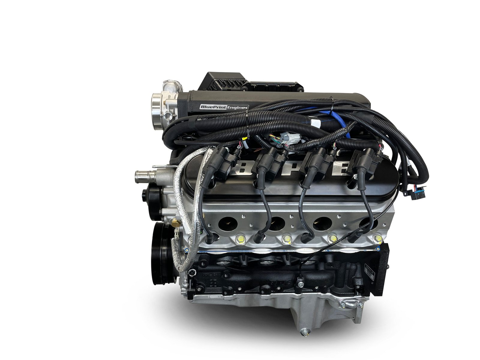 GM LS Compatible 427 c.i. Pro Series Engine – 600 Horsepower – Base Dressed – BluePrint Engines Calibrated ECU - Image 2