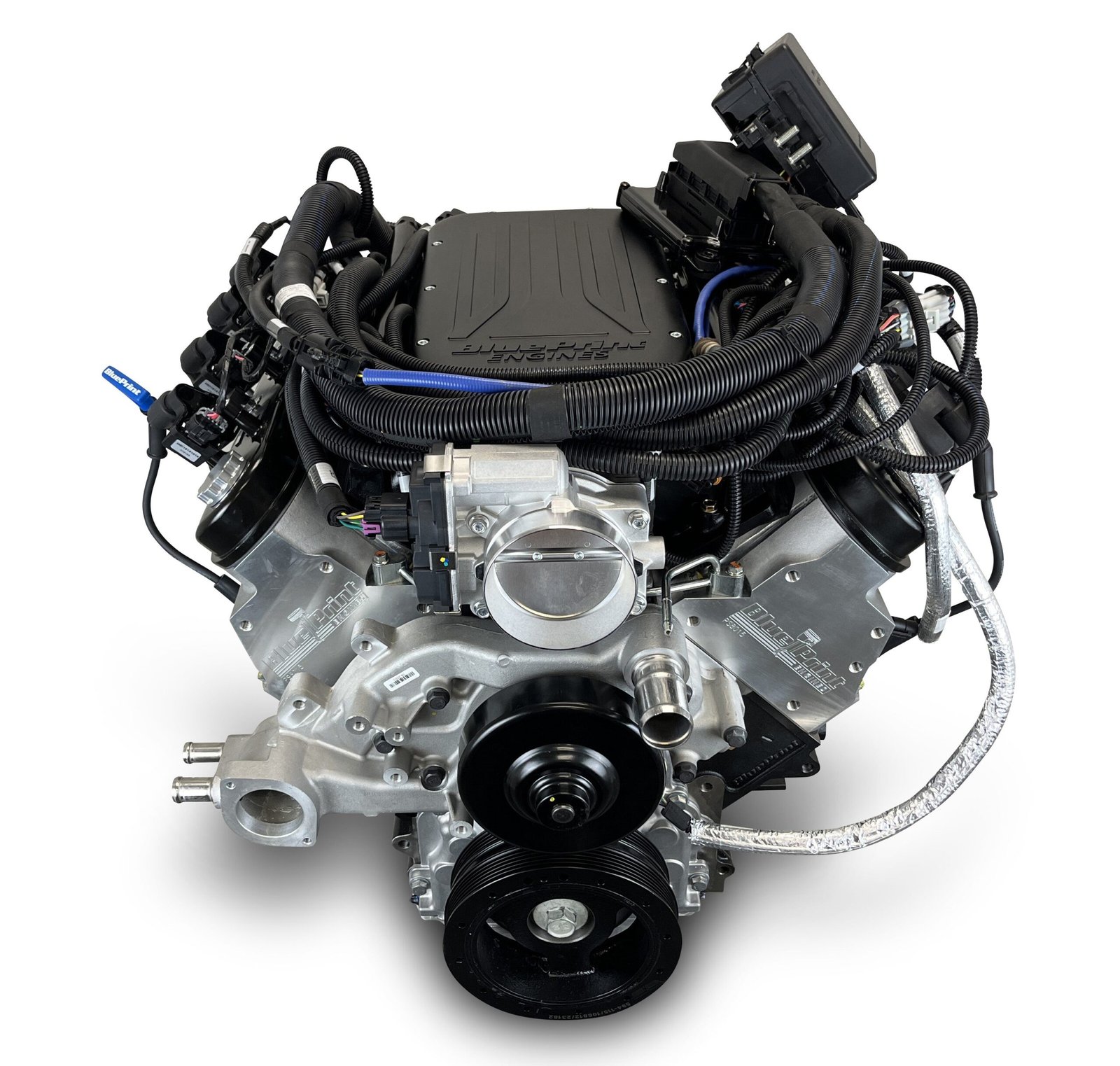 GM LS Compatible 427 c.i. Pro Series Engine – 585 Horsepower – Base Dressed – BluePrint Engines Calibrated ECU - Image 4