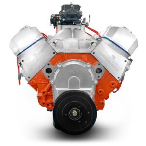 Alternative view of GM Marine Big Block Compatible 632 c.i. Pro Series Engine – 775 Horsepower – Base Dressed – Carbureted