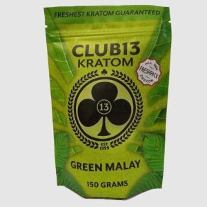 Club 13 Green Malay Kratom Powder (100% Money Back Satisfaction Guarantee)